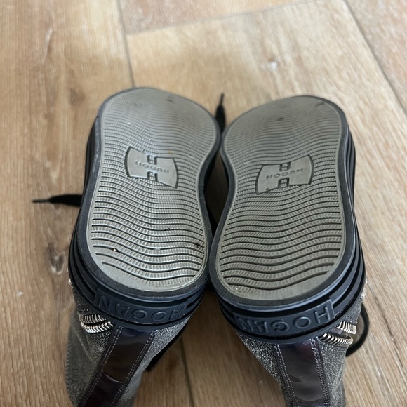 Hogan high top metallic sneaker - Picture 3 of 5